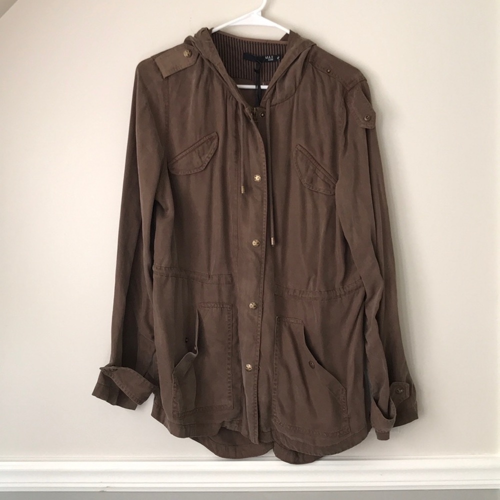 Max jeans tencel utility jacket size L